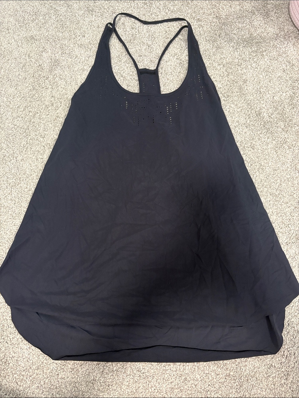 Lululemon Black Racerback Tank Top